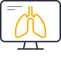 Results in the low range on certain pulmonary function tests